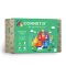 Connetix szivárvány kreatív építő szett - 102 db