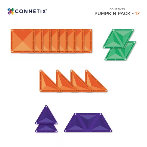 CONNETIX Halloween tök pack 17 db