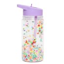 Petit monkey szívószálas kulacs macaron pops - Lila