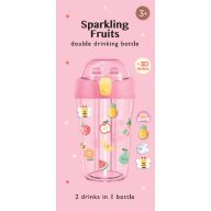 Petit Monkey kulacs dupla íz kulacs - Sparkling fruits