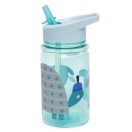 Petit monkey szívószálas kulacs - Kék