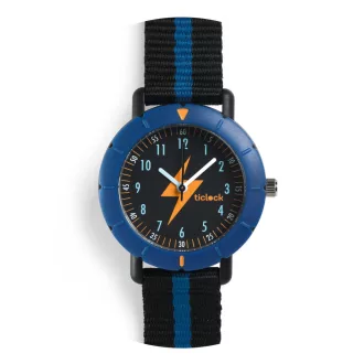 Djeco Sportos kvarcóra - Kék villám - Flash blue