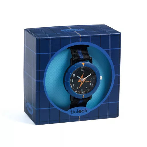 Djeco Sportos kvarcóra - Kék villám - Flash blue