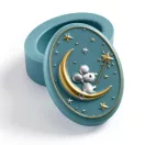 Djeco Tejfogtároló doboz - Pasztell színekben - Pastel toothbox