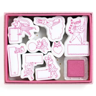 Djeco Üzenet bélyegzők - Lucille message stamps