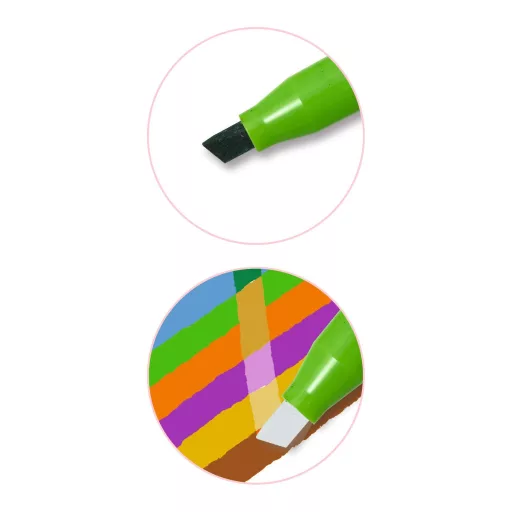 Djeco Mágikus filctolkészlet - 6 db színváltó filctoll - Multicolored magic markers