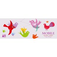   Djeco Szélmobil függődísz - Színes madarak - Colourful flight of fancy