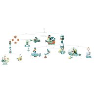   Djeco Szélmobil függődísz - Tengeri hajók - Marine ships (FSC)