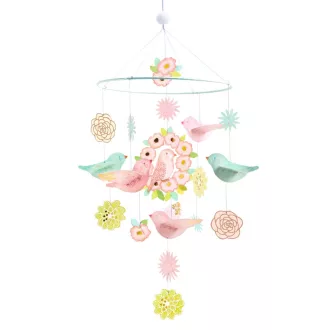   Djeco Szélmobil föggődísz - Tavaszi madárkák - Spring Birds
