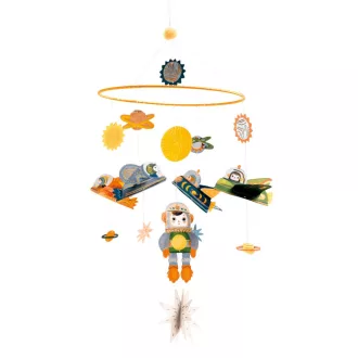 Djeco Szélmobil föggődísz - Űrutazás - Spaceships