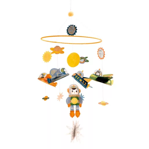 Djeco Szélmobil föggődísz - Űrutazás - Spaceships