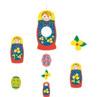   Djeco Szélmobil függődísz - Matrjoska babák - Matriuschka Dolls