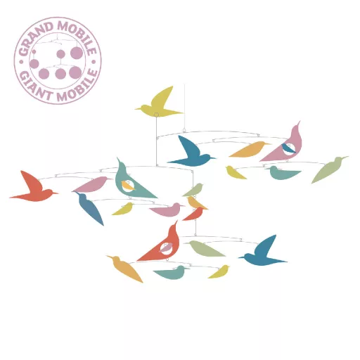 Djeco Mobile Katsumi - Oiseaux color  - FSC MIX