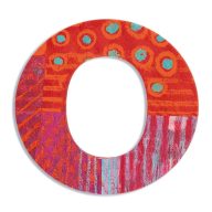 Djeco Dekorbetű - O - Peacock letter