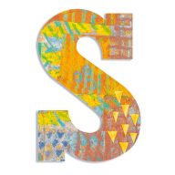 Djeco Dekorbetű - S - Peacock letter