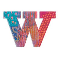 Djeco Dekorbetű - W - Peacock letter