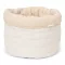 Little Dutch kerek tároló 20x15 cm - Pure Soft Beige Stripes