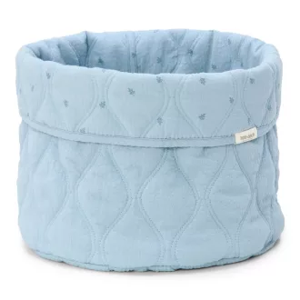 Little Dutch kerek tároló 30x25 cm  - Pure Denim Blue