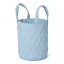 Little Dutch kerek tároló kosár 35x45 cm - Pure Denim Blue