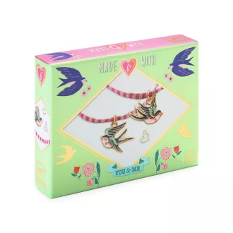   Djeco Ékszerkészítő készlet - Páros madarak - Bird Ribbons