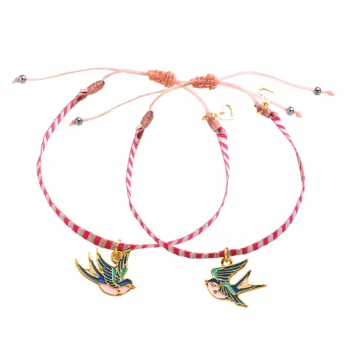 Djeco Ékszerkészítő készlet - Páros madarak - Bird Ribbons