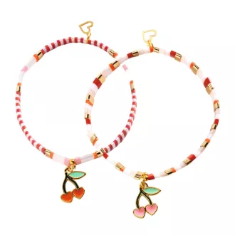   Djeco Ékszerkészítő készlet - Páros cseresznyék - Tila and Cherries