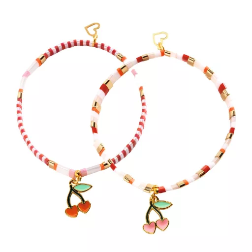Djeco Ékszerkészítő készlet - Páros cseresznyék - Tila and Cherries