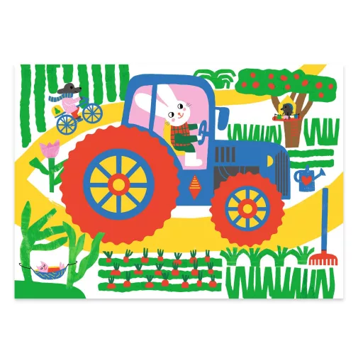 Djeco Karckép technika - Jármű felfedező - Learning about vehicles