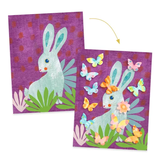Djeco Itatóspapír színező - Csak kreatívan - With blotting paper