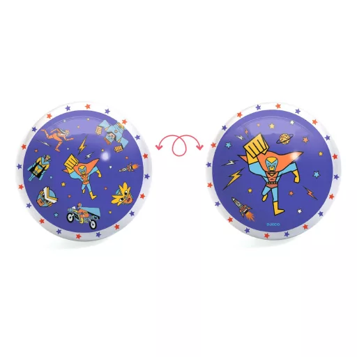 Djeco Gumilabda, ∅ 22 cm - Szuperhősök - Superheroes ball
