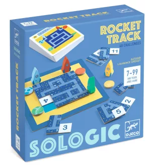 Djeco Logikai játék - Útkereső - Track Puzzle