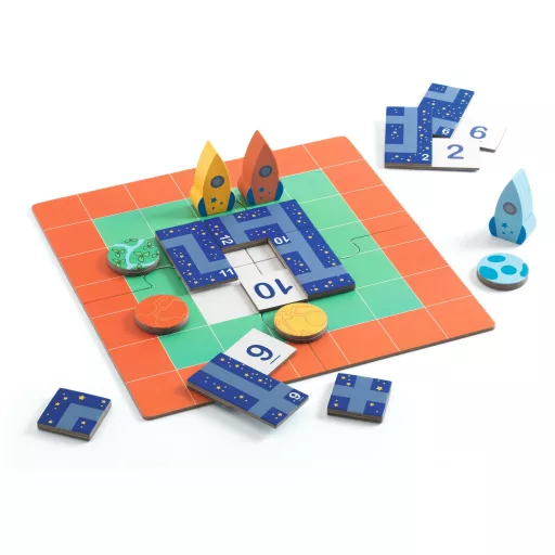 Djeco Logikai játék - Útkereső - Track Puzzle