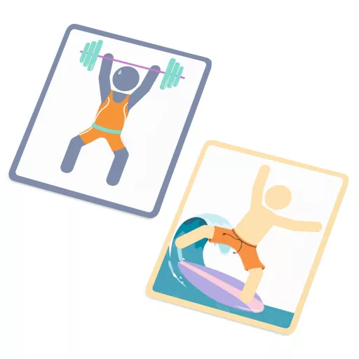 Djeco Fejlesztő játék - Mozdulatok - Bodymove