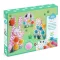 Djeco Képszínezés pöttyökkel és pompomokkal - Lenn a fűben - Dots and Pompoms – In the Grass