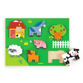   Djeco Formaillesztő, formaberakó - Tanyasi történet - Farm Story