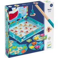 DJECO Képeslottó - Szín-szám horgász - Navy loto