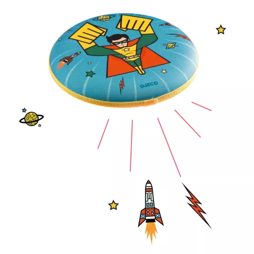 Djeco Frizbi - Repülő hős - Disque volant Flying Hero