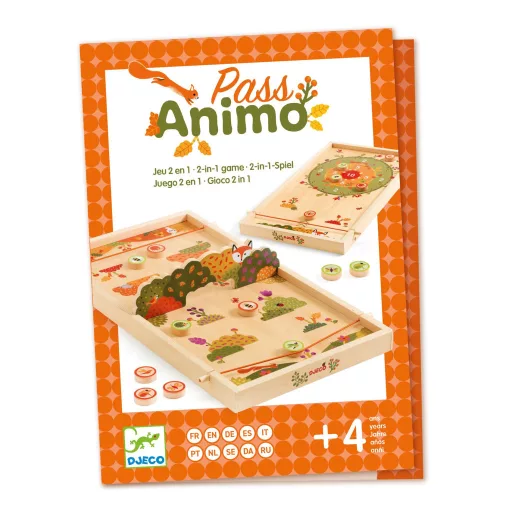 Djeco Ügyességi játék - 2 korongjáték - Pass Animo