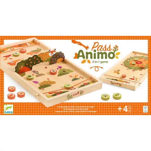 Djeco Ügyességi játék - 2 korongjáték - Pass Animo