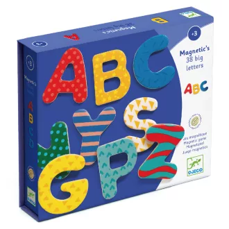   Djeco Mágneses betűkészlet - Nagybetűk - 38 fancy letters