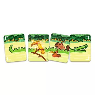 Djeco Kártyajáték - Krokodil safari - Safari Croco