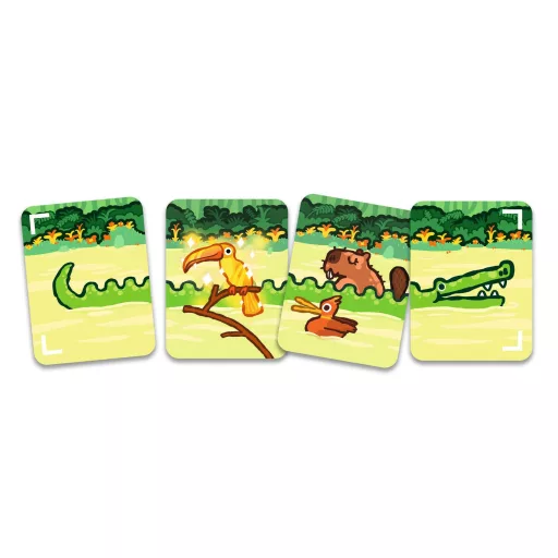 Djeco Kártyajáték - Krokodil safari - Safari Croco