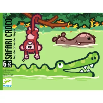 Djeco Kártyajáték - Krokodil safari - Safari Croco