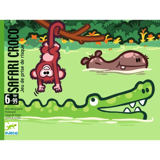 Djeco Kártyajáték - Krokodil safari - Safari Croco
