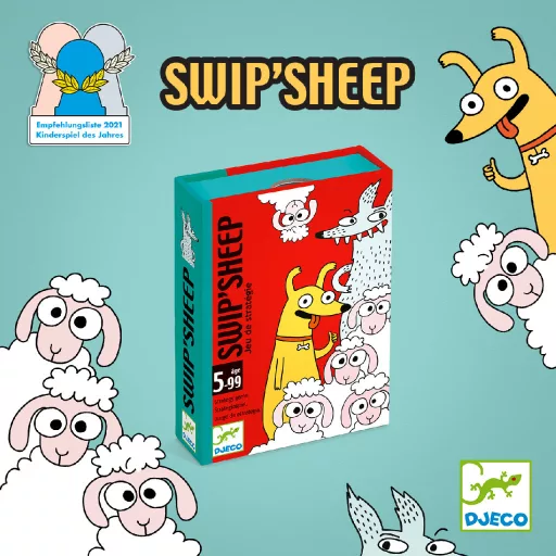 Djeco Kártyajáték - BirkaBuga - Swip'Sheep