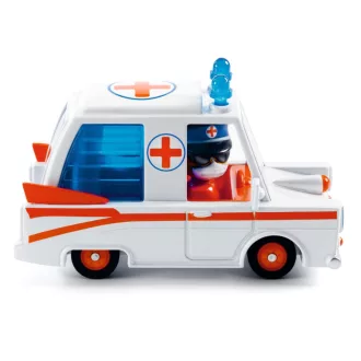   Djeco CRAZY MOTORS játékautó - Menő Mentő - Hurry Ambulance