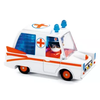   Djeco CRAZY MOTORS játékautó - Menő Mentő - Hurry Ambulance