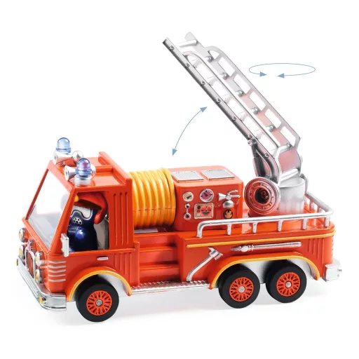 Djeco CRAZY MOTORS játékautó - Láng Ottó - Captain Fire