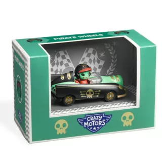   Djeco CRAZY MOTORS játékautó - Kerekes Kalóz - Pirate Wheels