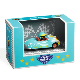   Djeco CRAZY MOTORS játékautó - Kék Ágyúgolyó - Blue Gun